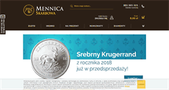 Desktop Screenshot of mennicaskarbowa.pl