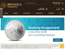 Tablet Screenshot of mennicaskarbowa.pl
